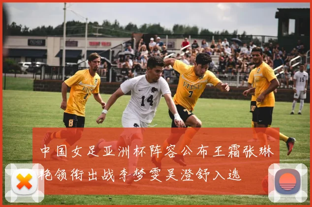 中国女足亚洲杯阵容公布王霜张琳艳领衔出战李梦雯吴澄舒入选